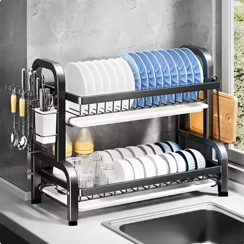 2-Tier Dish Drying Rack