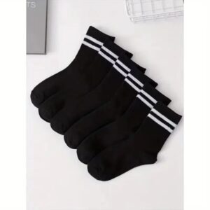 5 Pairs Men’s Vintage Fun Athletic Socks - Image 8