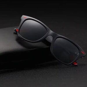 Polarized Rectangle Vintage Sunglasses - Image 4