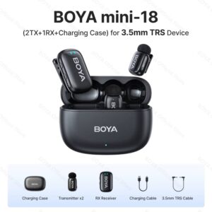 BOYA Mini Wireless Lavalier Lapel Microphone - Image 4