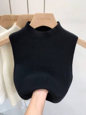 Women Knitted Tank Top - Image 8