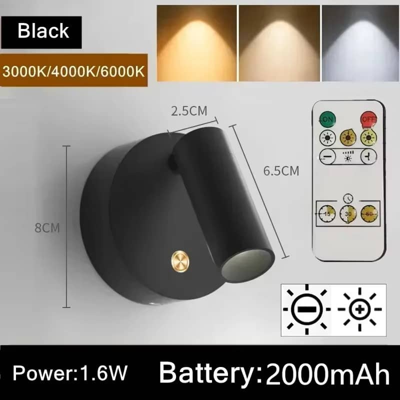 LED USB Rechargeable Magnetic Wall Light