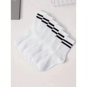 5 Pairs Men’s Vintage Fun Athletic Socks - Image 3