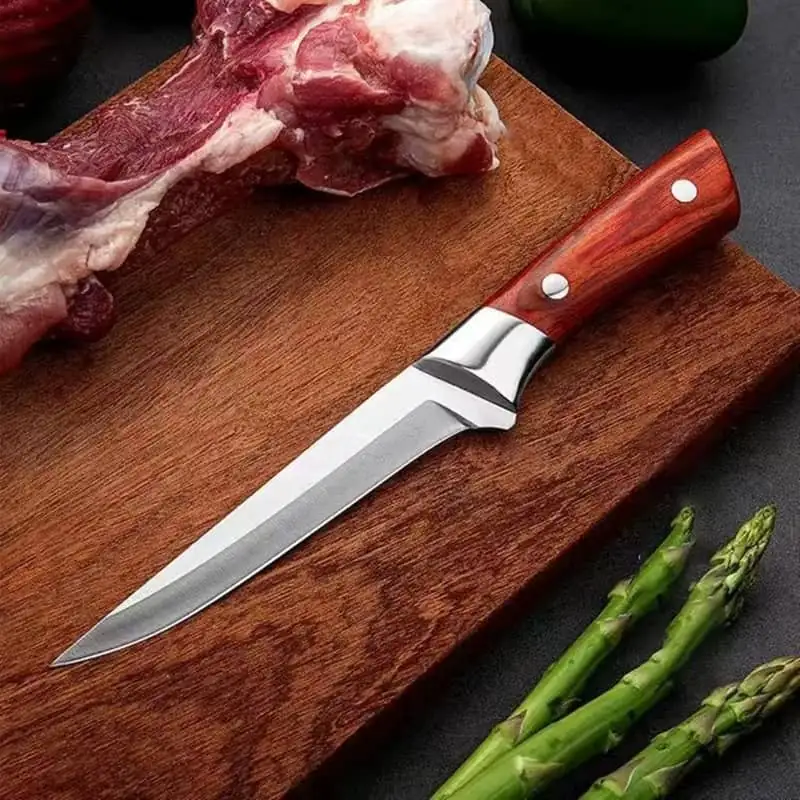 Stainless Steel Boning and Butcher Knife