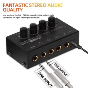 Ultra-Compact 4-Channel Headphone Amplifier