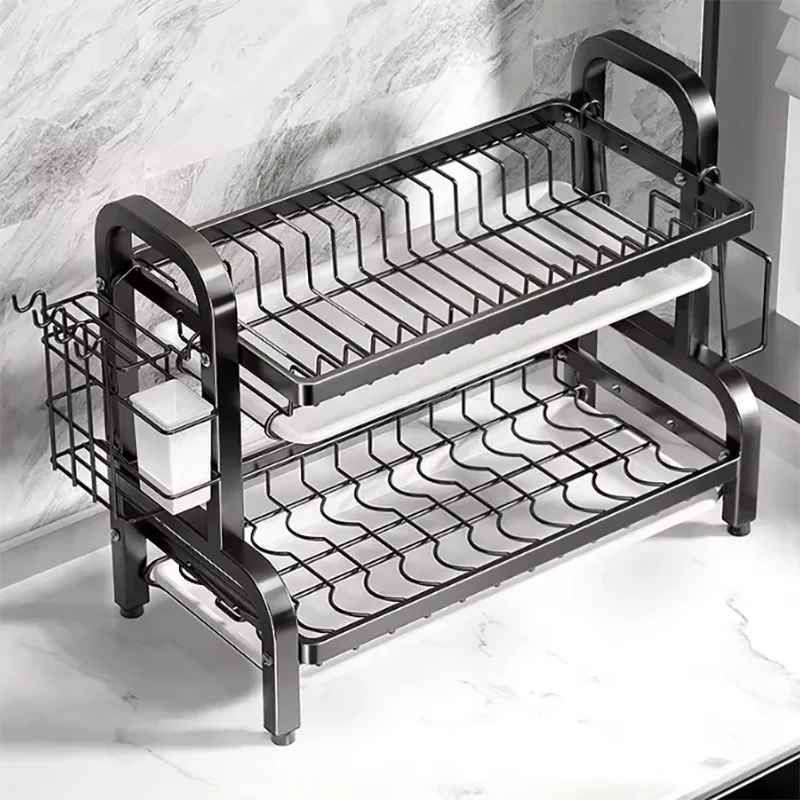 2-Tier Dish Drying Rack