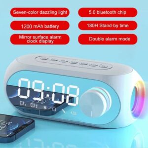 Alarm Clock Radio FM Bluetooth Speaker - Image 8