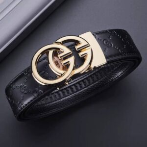Luxury Genuine Leather Automatic Buckle Belt - Image 4