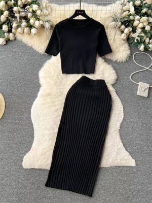 SINGREINY Casual Two Piece Set
