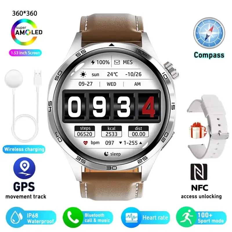 HUAWEI GT5 Pro GPS NFC Smart Watch 3 HUAWEI GT5 Pro GPS NFC Smart Watch