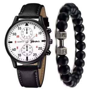 Men Sports Watches Set Business Quartz Wristwatch