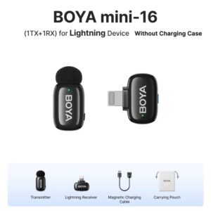 BOYA Mini Wireless Lavalier Lapel Microphone - Image 5