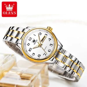OLEVS Women’s Quartz Gold Watch - Image 4