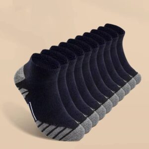 Mens 10-Pair Cotton Sports Sock Set - Image 6