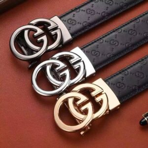 Luxury Genuine Leather Automatic Buckle Belt - Image 5