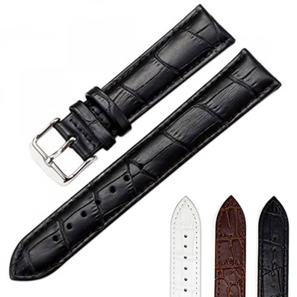 Unisex Faux Leather Watch Strap Band