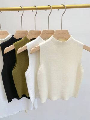 Women Knitted Tank Top