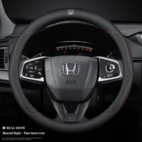 Car Leather Steering Wheel Cover Anti-slip