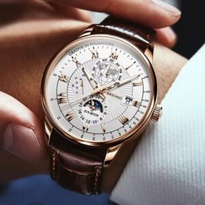 Luxury Mens Waterproof Chronograph Watch