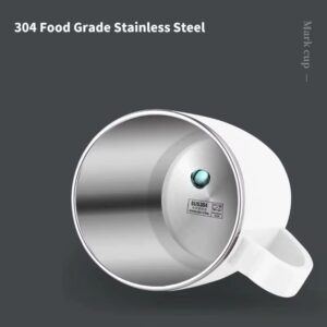 350ml Stainless Steel Thermos Mug with Handle - Image 7