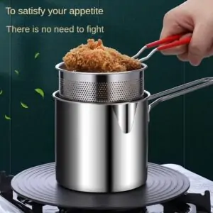4-Piece Stainless Steel Fry Basket Set