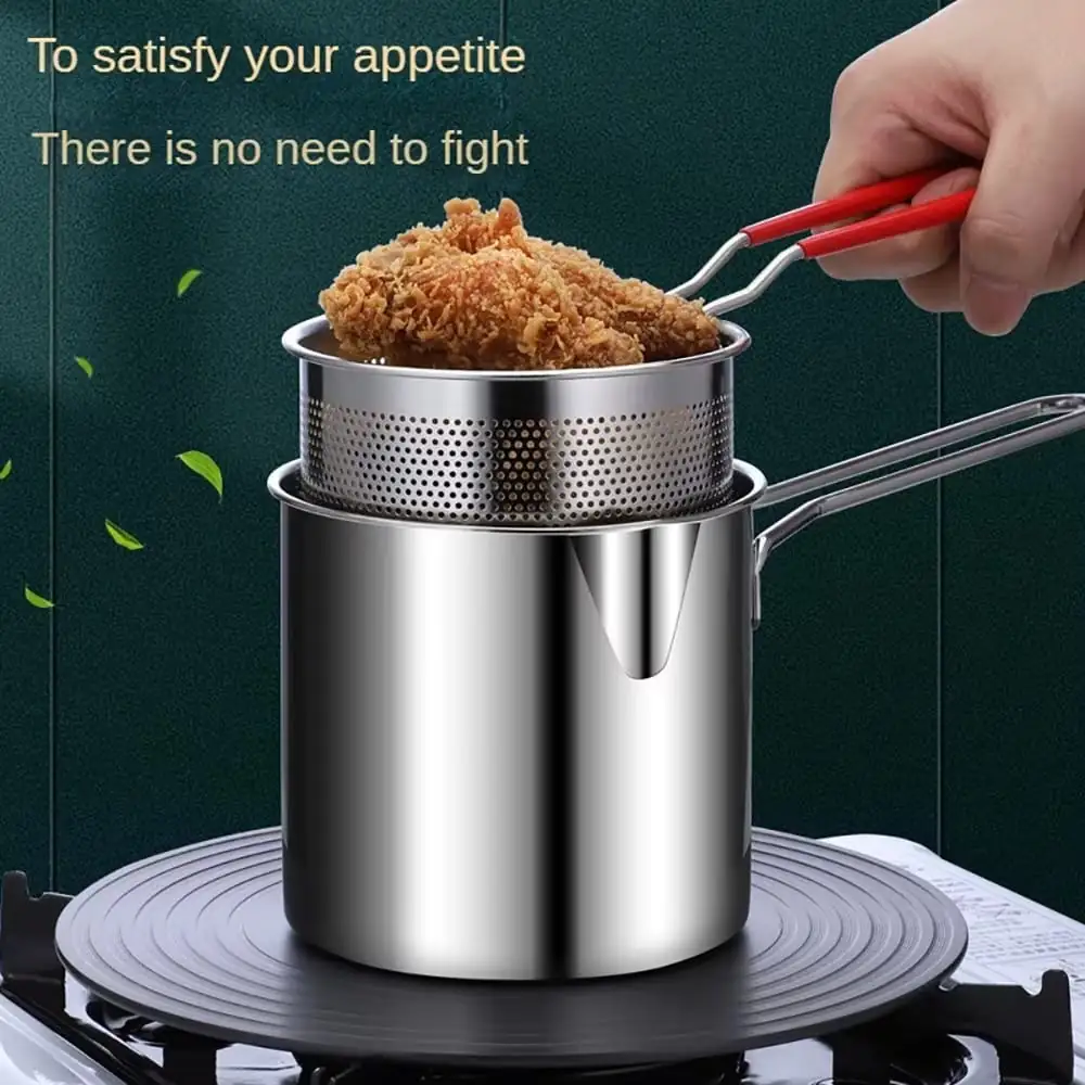 4-Piece Stainless Steel Fry Basket Set