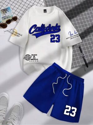 Men’s Printed T-Shirt & Shorts Set - Image 5