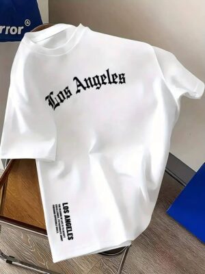 Men’s Loose Cotton Printed T-Shirt - Image 7