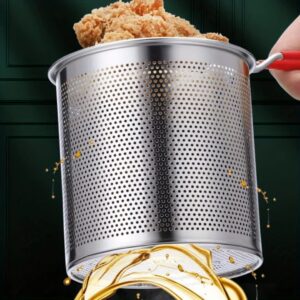 4-Piece Stainless Steel Fry Basket Set - Image 2