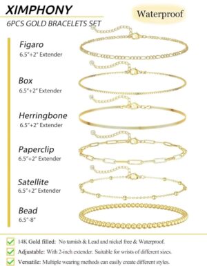 Gold Plated Waterproof Bracelet Set - Image 3