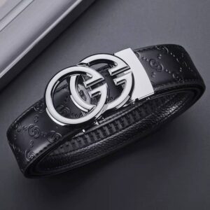 Luxury Genuine Leather Automatic Buckle Belt - Image 2