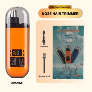 Mini Electric Nose Hair Clipper 2-in-1