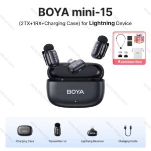 BOYA Mini Wireless Lavalier Lapel Microphone - Image 12