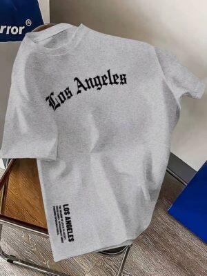Men’s Loose Cotton Printed T-Shirt - Image 8