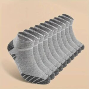 Mens 10-Pair Cotton Sports Sock Set - Image 7