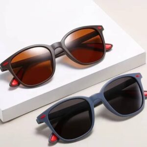 Polarized Rectangle Vintage Sunglasses