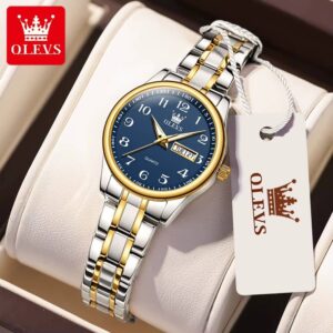 OLEVS Women’s Quartz Gold Watch - Image 6