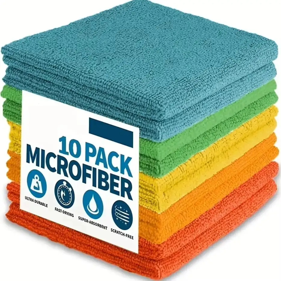 Absorbent Kitchen Towel and Napkin Cleaning Cloth Set