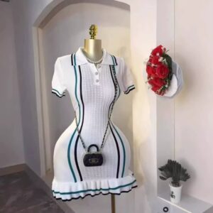 YuooMuoo Chic Fashion Knitted Mini Dress - Image 7