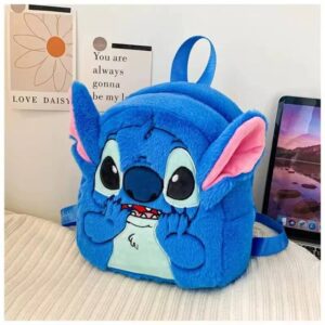 Disney Blue Stitch Plush Backpack - Image 7