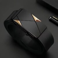 Mens Automatic Leather Belt