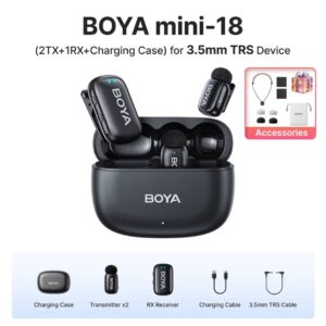 BOYA Mini Wireless Lavalier Lapel Microphone - Image 17