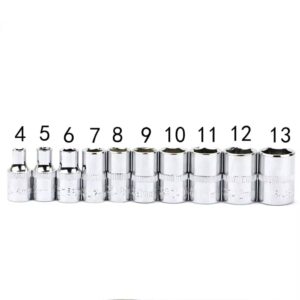 12Pcs 1/4" Ratchet Socket Wrench Set - Image 7