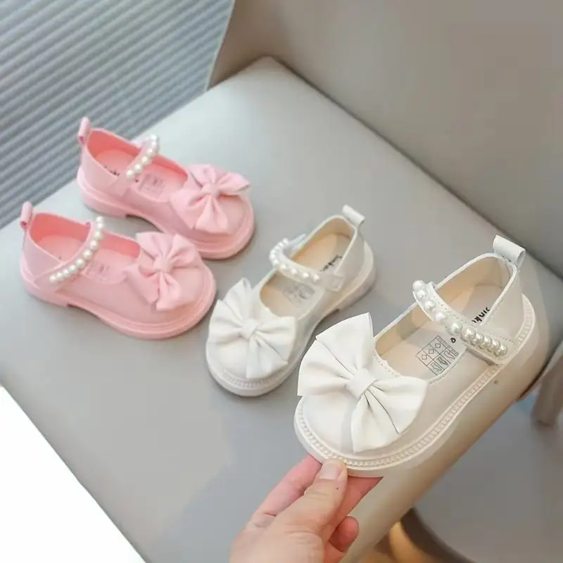 Baby girls bow-knot shoes
