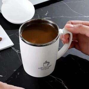 350ml Stainless Steel Thermos Mug with Handle - Image 3