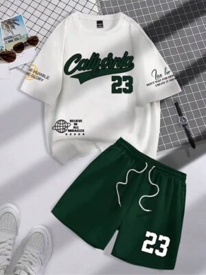 Men’s Printed T-Shirt & Shorts Set - Image 11