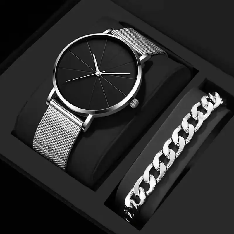 Men Fashion Business Quartz Wristwatch