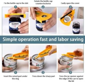Multifunctional Can Opener Bottle & Jar Opener - Image 6