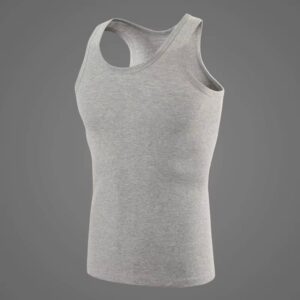 Men's Pure Cotton Vest & Fitness Training Jacket (3/1 Piece Set) - Image 5