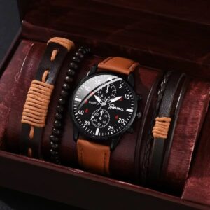 Men Sports Watches Set Business Quartz Wristwatch - Image 3
